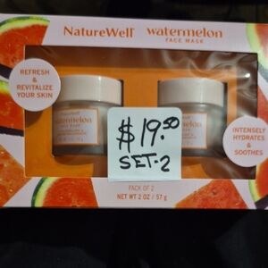 Watermelon Face Mask Set - Orange